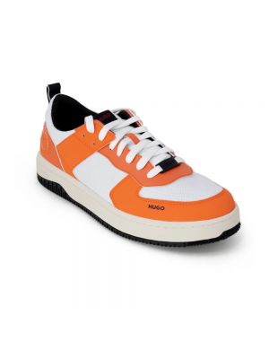 Sneakersy Hugo Boss pomarańczowe