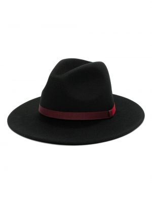 Вълнена шапка от филц Paul Smith черно