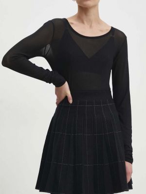 Mini sukně Answear Lab černé
