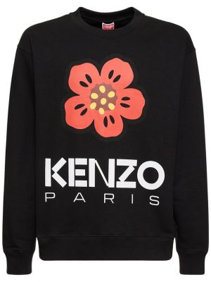 Felpa di cotone Kenzo Paris nero