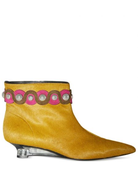 Ankle boots Pucci brązowe