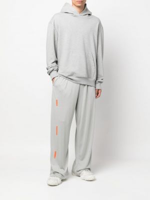 Bavlněné sportovní kalhoty relaxed fit A-cold-wall* šedé