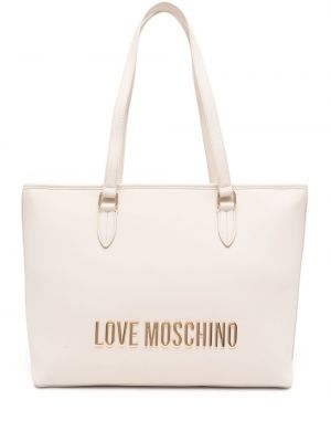 Geantă shopper Love Moschino auriu