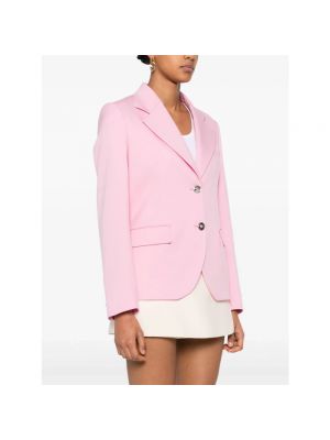 Chaqueta de lana manga larga Versace rosa