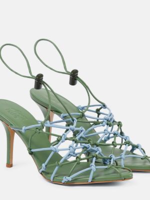 Sandale din piele din piele ecologică slingback Gia Borghini