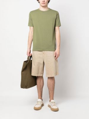 T-shirt en tricot avec manches courtes Dondup vert
