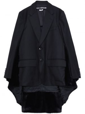 Manteau à boutons asymétrique Junya Watanabe noir