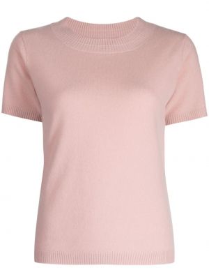 Kašmírové tričko Paule Ka růžové