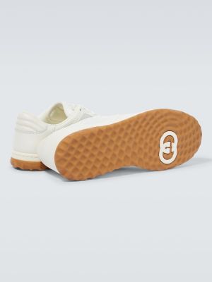 Sneakers di pelle Gucci bianco