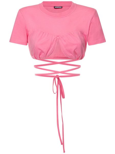 Slips i bomull Jacquemus rosa