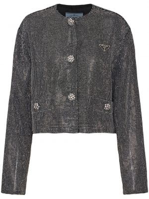 Veste à imprimé Prada noir