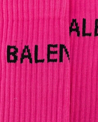 Calcetines de punto Balenciaga rosa