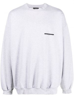 Trykt sweatshirt Balenciaga grå