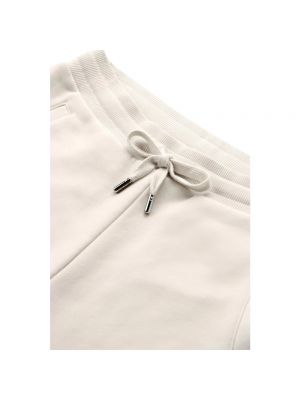 Spodnie sportowe Woolrich białe