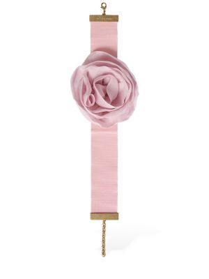 Selyem nyaklánc Blumarine rózsaszín