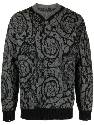 Žakardinis vilnonis megztinis Versace