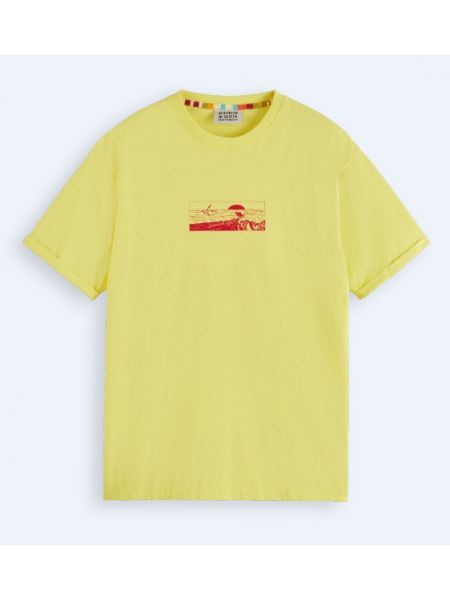 Желтая футболка Scotch&soda