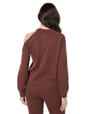 Льняной пуловер Chaser коричневый