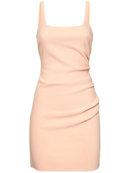 Krepové mini šaty Bec + Bridge růžové