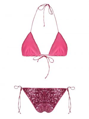 Pailletten bikini Oseree pink