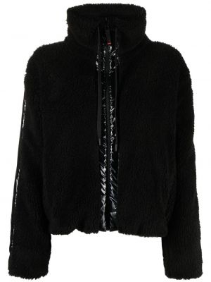 Smučarska jakna z zadrgo iz flisa Bogner Fire+ice črna