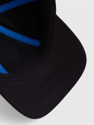 Bavlněná kšiltovka s aplikacemi Adidas Originals černá