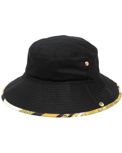 Sombrero con estampado Versace amarillo