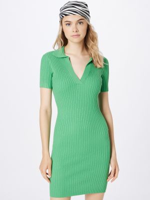 Πλεκτή βαμβακερή φόρεμα Cotton On πράσινο