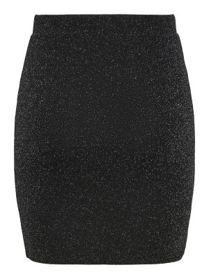 Mini suknja Pieces crna