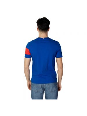 Koszulka z krótkim rękawem Le Coq Sportif niebieska
