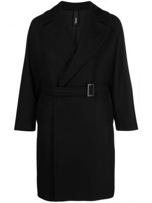 Μάλλινο παλτό Hevo μαύρο