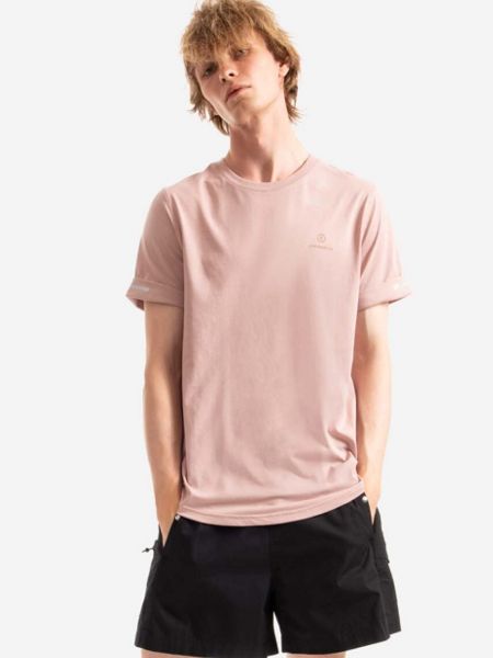 Tričko s potiskem Ciele Athletics růžové