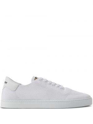 Sneakers con stampa Burberry bianco