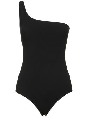 Body en jersey asymétrique Michael Kors Collection noir
