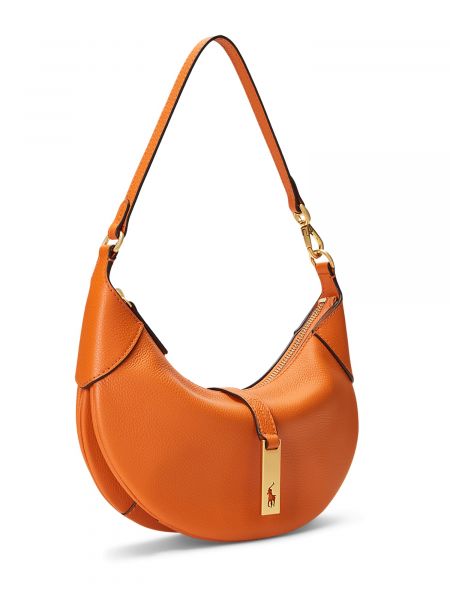 Crossbody kabelka Polo Ralph Lauren oranžová