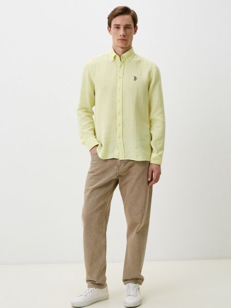 Рубашка U.s. Polo Assn. желтая