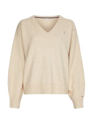 Pull Tommy Hilfiger Curve beige