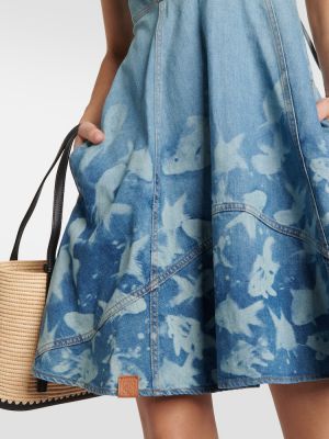 Traper haljina s printom Loewe
