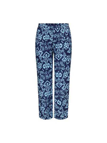 Pantalones con estampado Only Carmakoma azul