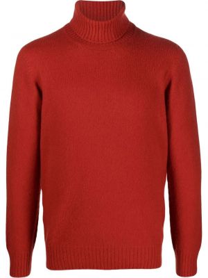 Vlnený sveter D4.0 červená