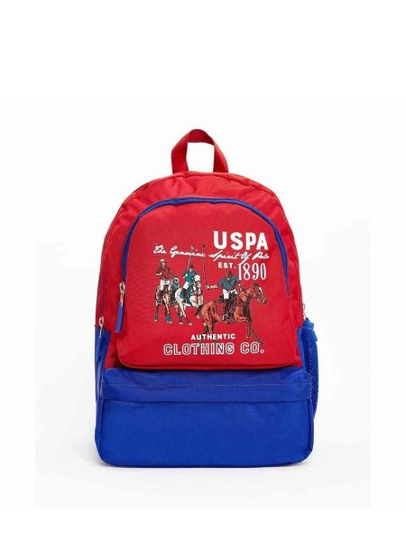 Красный рюкзак U.s. Polo