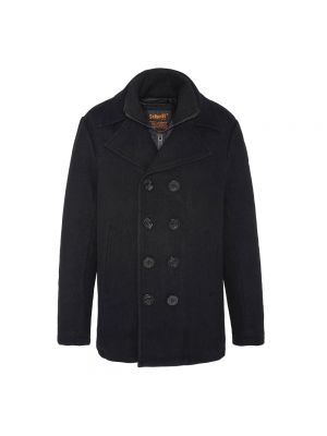Manteau en laine Schott Nyc noir