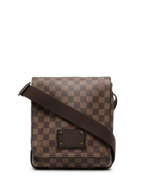 Bőr crossbody táska zsebes Louis Vuitton - barna