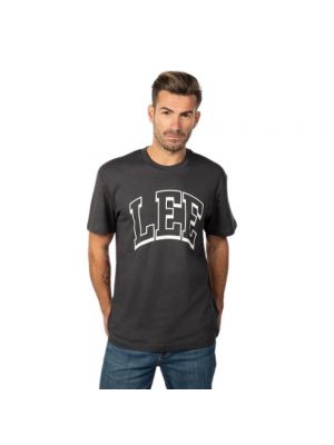 Koszulka bawełniana Lee czarna