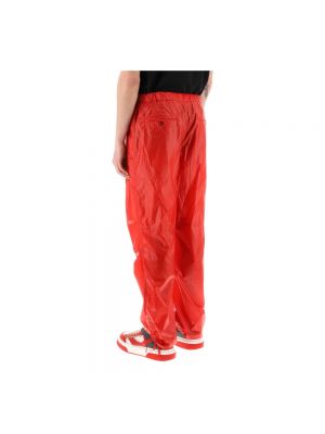 Spodnie Salvatore Ferragamo czerwone