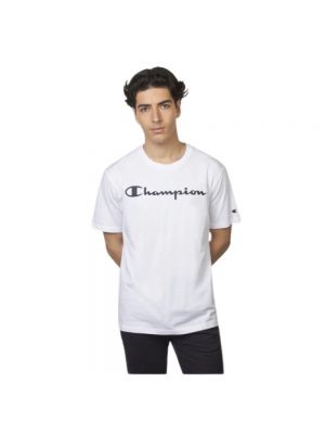 Biała koszulka bawełniana Champion