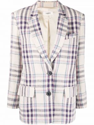 Sjekket lang blazer Isabel Marant étoile