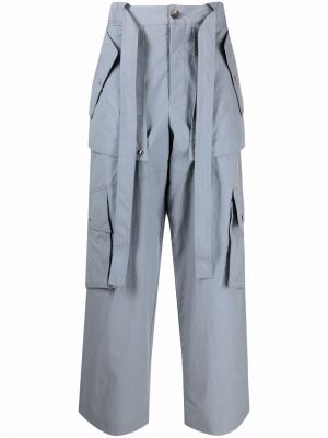 Pantalones cargo de cintura alta Kenzo gris