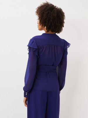 Блузка с длинным рукавом Phase Eight фиолетовая