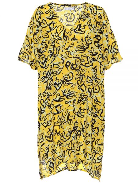 Tunique à imprimé Diane Von Furstenberg jaune